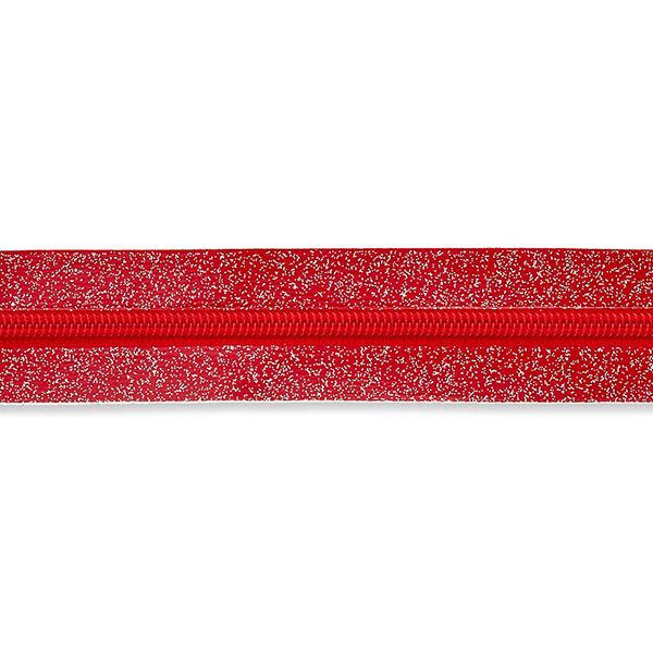 Eindeloze ritssluiting – signaalrood/zilver, image number 2