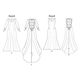 Bruidsjurk, Butterick 5779|38 - 46,  thumbnail number 12