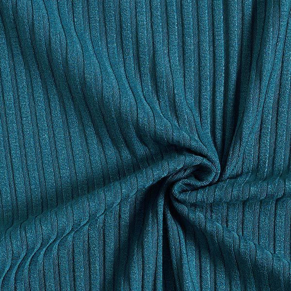 Gebreide tricot – turkooisblauw,  image number 3