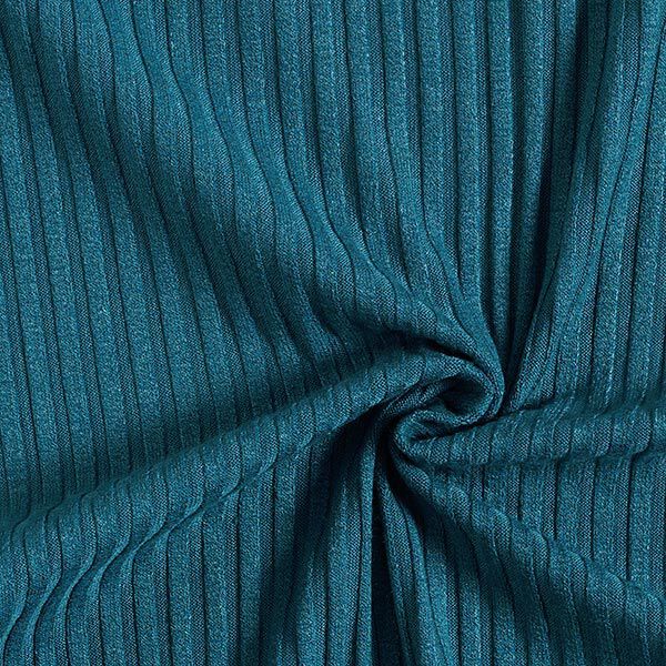Gebreide tricot – turkooisblauw, image number 3