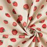 Decostof Half panama kleine aardbeien – rood/natuur,  thumbnail number 3