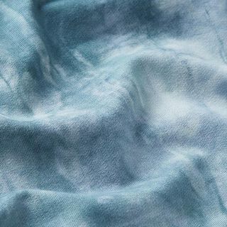 French Terry Sommersweat batik – licht petroleum, 
