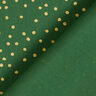 Katoenen stof Popeline fijne stippen – groen/goud,  thumbnail number 4