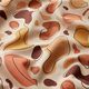 Decostof jacquard retro vormen gerecycled – donkerbruin/natuur,  thumbnail number 2