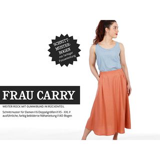 FRAU CARRY - wijde rok met elastische tailleband aan de achterkant, Studio Schnittreif  | XS -  XXL, 