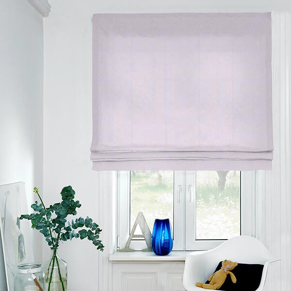 Decostof half panama Chambray gerecycled – pastellila,  image number 5