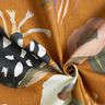 Decostof Half panama grote retrobloemen – karamel/licht kaki,  thumbnail number 3