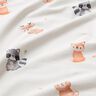 GOTS Katoenjersey Babydieren Digitaal printen – ivoor,  thumbnail number 2