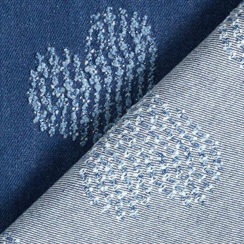 Jeans "Destroyed Look"-harten – jeansblauw,  image number 5