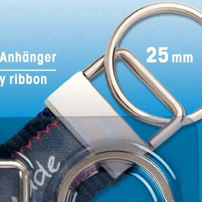 Sleutelkoordhanger – zilver metalen | Prym, 