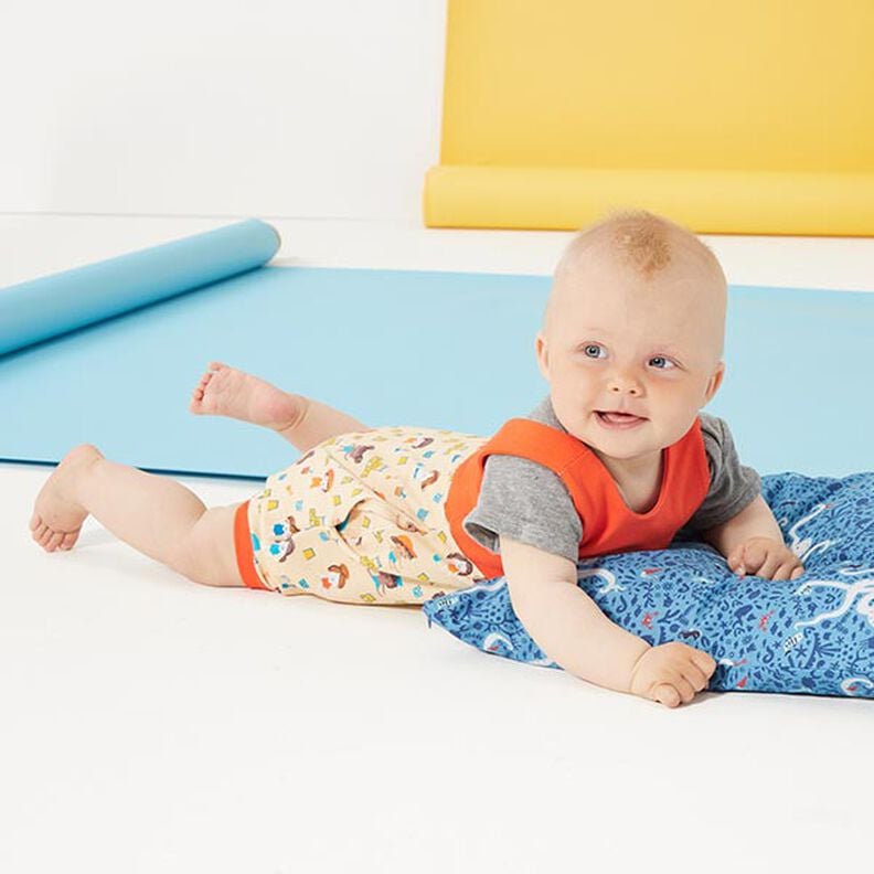 Katoenjersey Medium effen – oranje,  image number 9