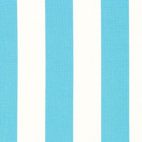 Luifelstof strepen Toldo – wit/turkoois, 