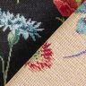 Decostof Gobelin Wilde bloemen – zwart/roos,  thumbnail number 4