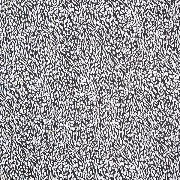 Badpakstof luipaardmotief – wit/zwart, image number 1