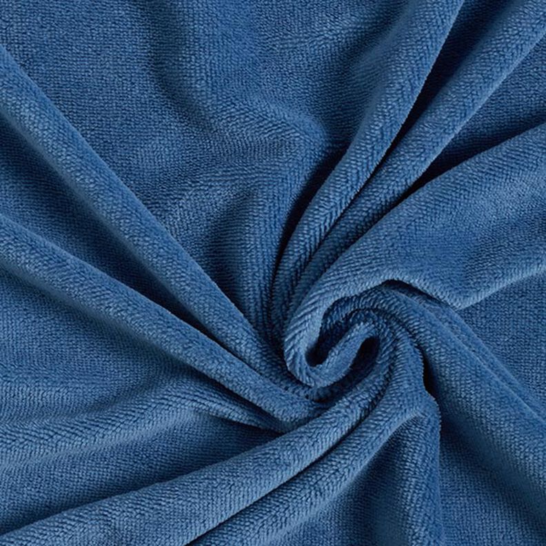 Knuffelzachte badstof Bamboe Effen – duifblauw,  image number 1