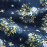 Biologisch katoenpopeline Boeket bloemen – marineblauw,  thumbnail number 2