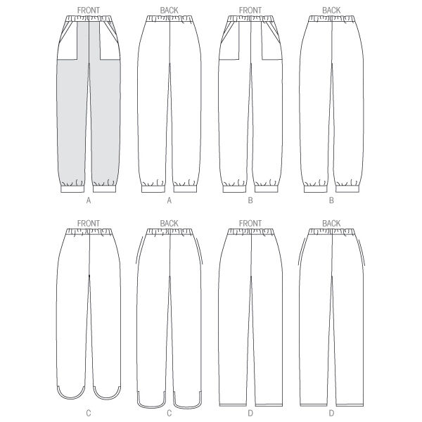 Broek, Butterick 6137|32 - 40, image number 9