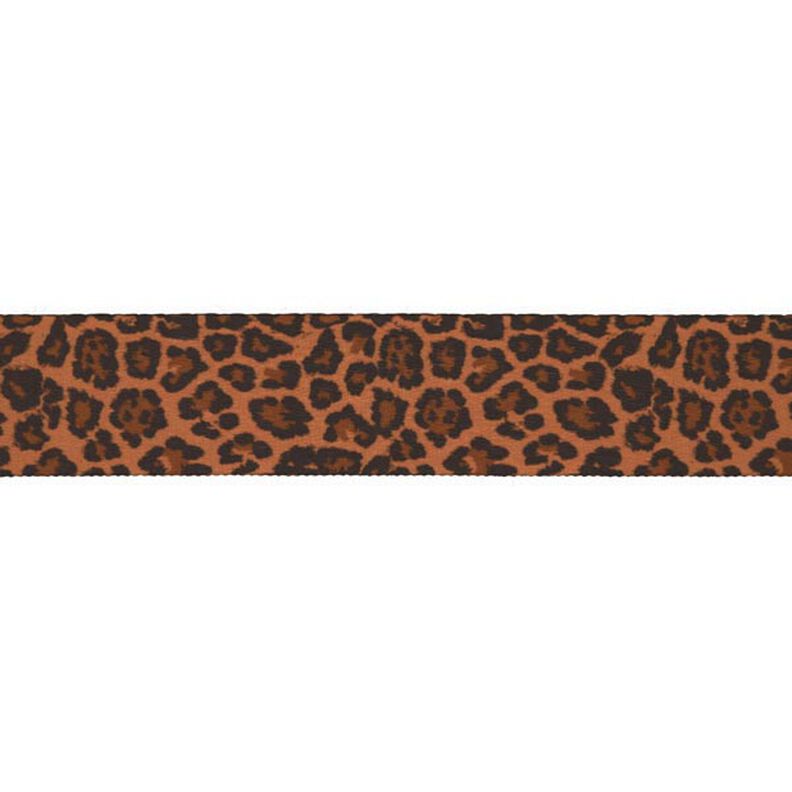 Riemband luipaard [ Breedte: 40 mm ] – brons/bruin,  image number 1