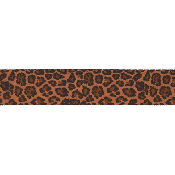 Riemband luipaard [ Breedte: 40 mm ] – brons/bruin,  image number 1