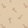 Katoenjersey Giraffen – amandel,  thumbnail number 1