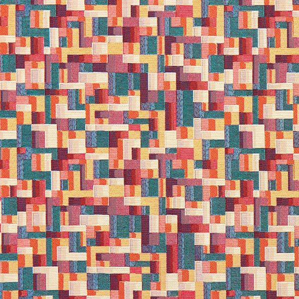 Decostof Gobelin Labyrint – lichtbeige/petroleum, image number 1