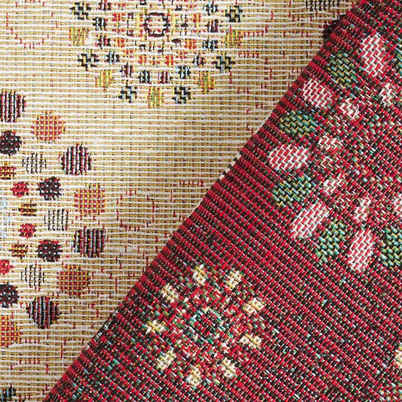 Decostof Gobelin Mandala‘s – lichtbeige/roze,  image number 4