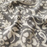 Paisley en bloemen van crêpestof – grijs/wit,  thumbnail number 2
