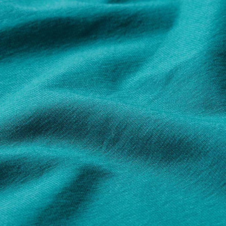 Katoenjersey Medium effen – petroleum,  image number 2