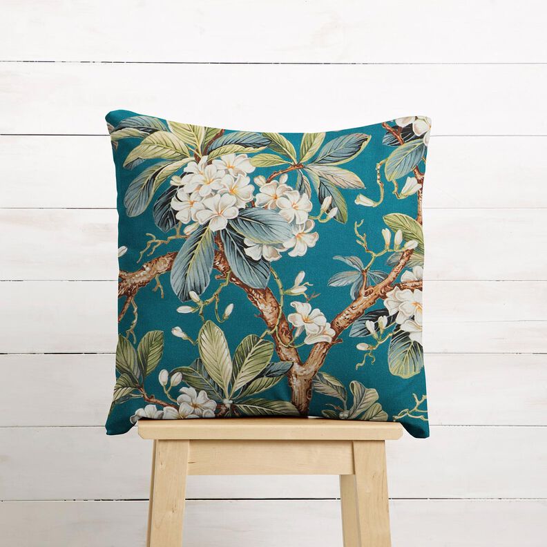 Decostof Canvas bloeiende boom – oceaanblauw,  image number 8