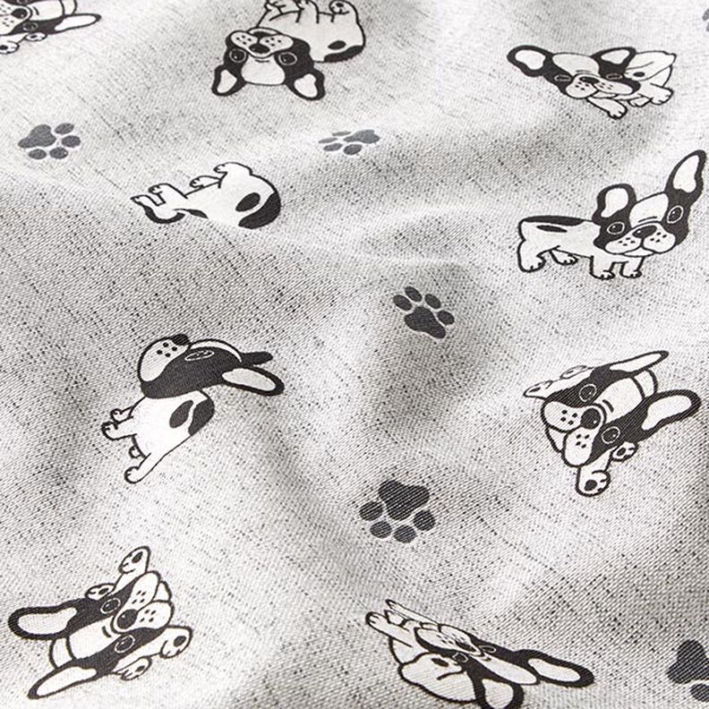 Decostof Canvas Bulldogge – grijs, image number 2