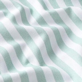 Decostof Half panama Lengtestrepen – mint/wit, 