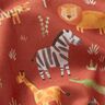 Katoenpopeline Jungledieren Digitaal printen – terracotta,  thumbnail number 2