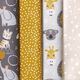 Stoffenpakket Popeline baby – mosterd,  thumbnail number 1
