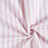 Decostof Half panama Lengtestrepen – roos/wit,  thumbnail number 3