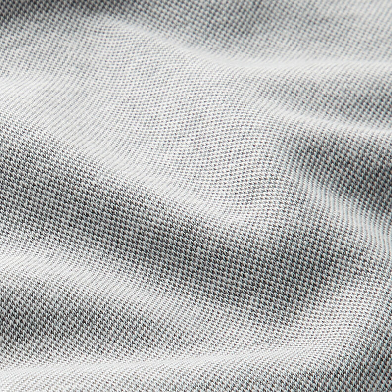 Gemeleerde piqué jersey – nevelgrijs,  image number 2