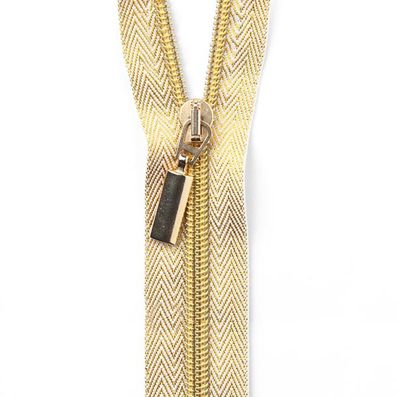 Eindeloze ritssluiting | Prym – goud metallic,  image number 2