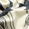 Satijnen paneel zwaluwen | Katia Fabrics – anthraciet/creme,  thumbnail number 8