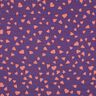 Sommersweat Harten | Poppy Fabrics – lila/oudroze,  thumbnail number 1