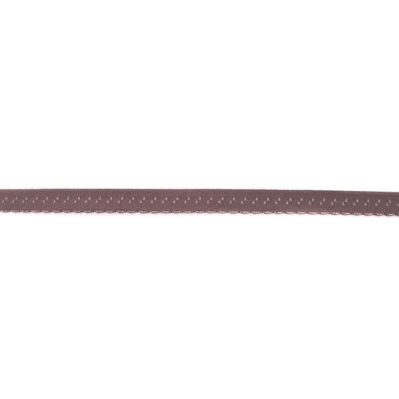 Elastische boordstrook Kant [12 mm] – steengrijs,  image number 1