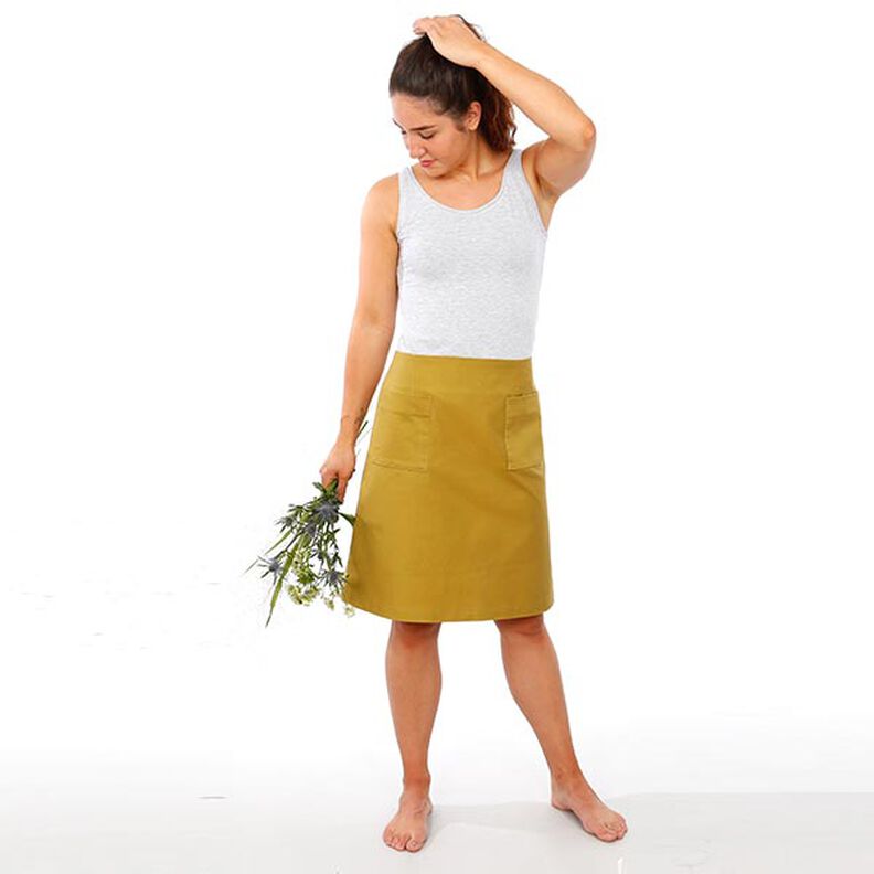 FRAU INA - eenvoudige rok met opgestikte zakken, Studio Schnittreif | XS - XXL,  image number 5