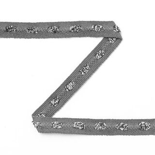 Ripsband Distressed - grijs, 