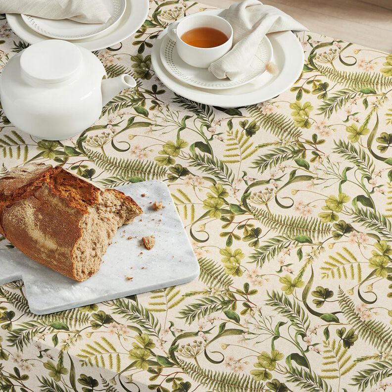 Decostof Half panama wilde planten – natuur,  image number 6