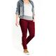 Katoenkeper Stretch – bordeauxrood,  thumbnail number 5