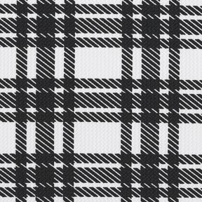 Gebreide jacquard ruitstructuur – zwart/wit, 