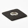 Oogje [30 x 30 mm] – zwart/zilver metallic,  thumbnail number 3