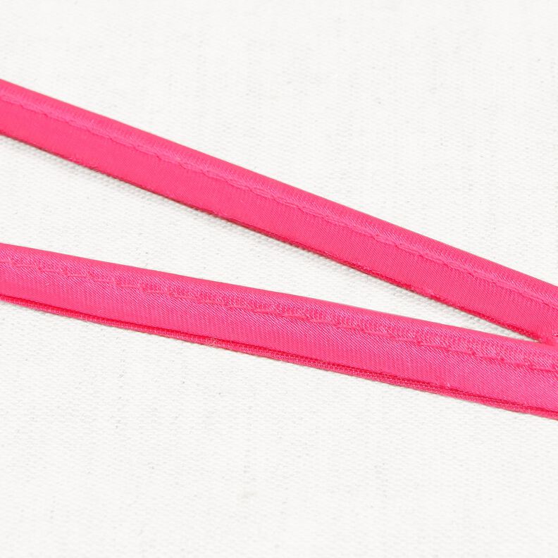 Satijn Paspelband [10 mm] – pink,  image number 1