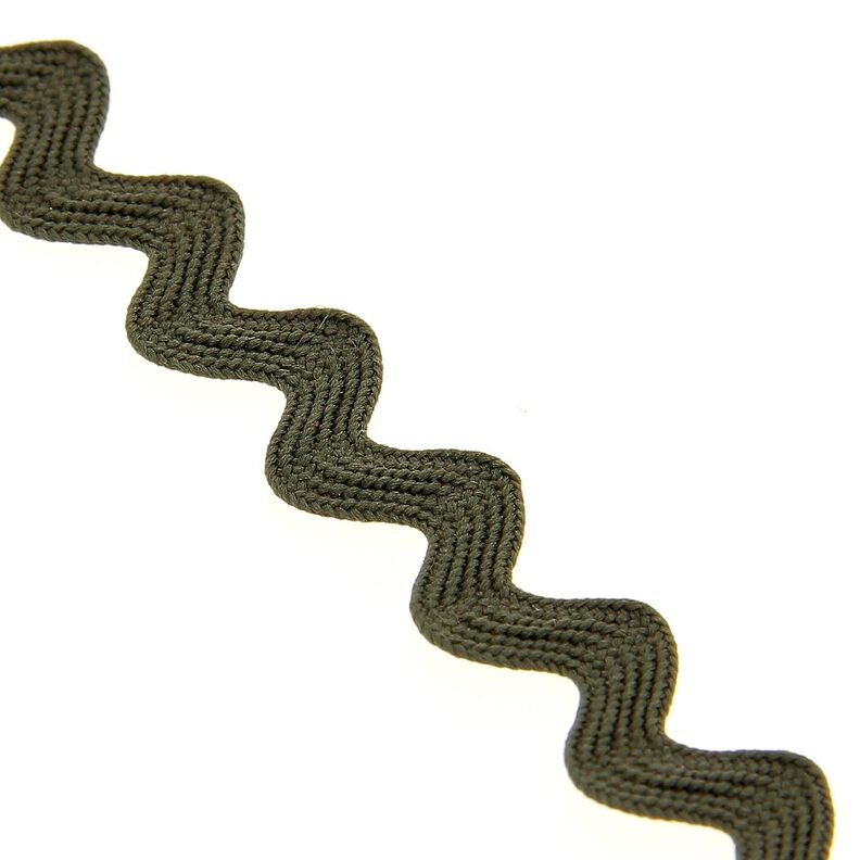 Gekartelde vlecht [12 mm] – olijf,  image number 1