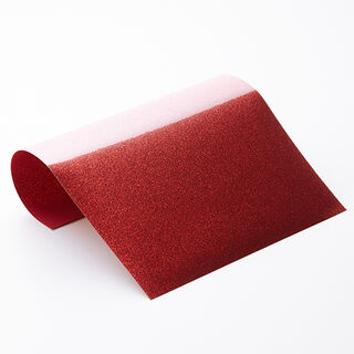 Flexfolie glitter Din A4 – rood, 