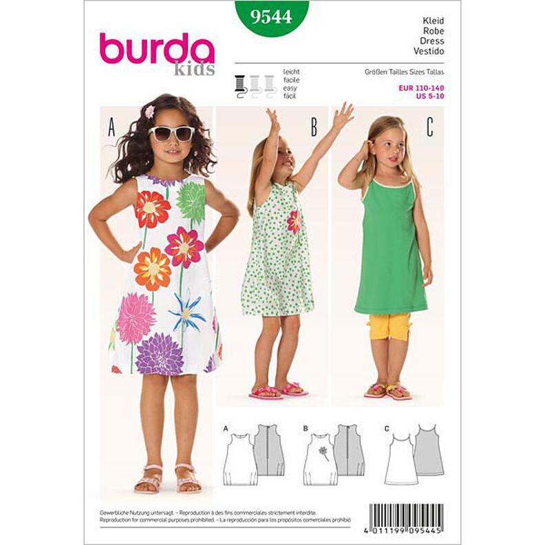 Jurk, Burda 9544,  image number 1