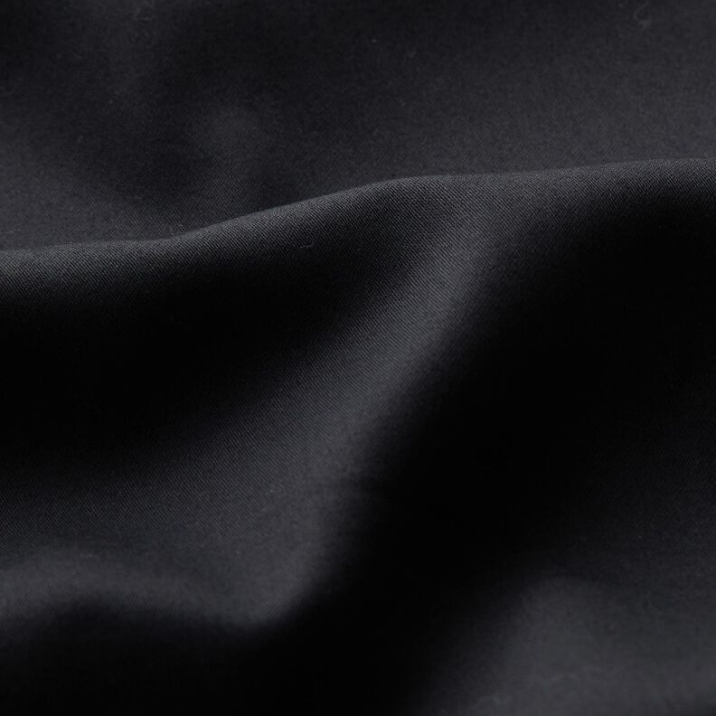 Katoensatijn Effen – zwart,  image number 3